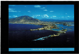 ITALIA ,cartolina Nuova "Panorama Di Trapani Dal Mare" ,qualita Ottima - Trapani