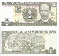 Cuba 1 Peso José Martí 2017. UNC - Kuba