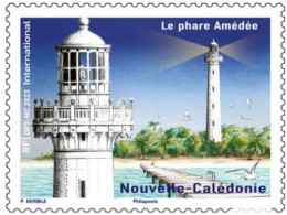 New Caledonia Nouvelle Caledonie 2023 Lighthouse Amedee Stamp MNH - Faros