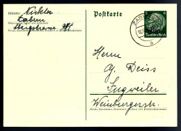 ENTIER POSTAL DE ZABERN (SAVERNE) - 1940 - 6pf  SURCHARGE ELSAß - - Andere & Zonder Classificatie