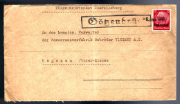 LETTRE DE SAAREINSBERG (SARREINSBERG) POSTÉE À GÔTZENBRÜCK - LOTHRINGEN - 1941 - - Sonstige & Ohne Zuordnung