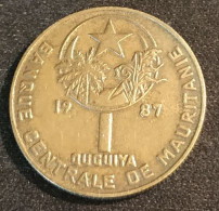 RARE - MAURITANIE - 1 OUGUIYA 1987 - Non Magnétique - KM 6 - Mauritania