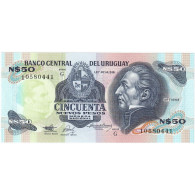 Billet, Uruguay, 50 Nuevos Pesos, Undated (1989), Undated, KM:61a, NEUF - Uruguay
