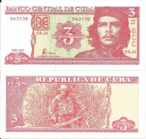 Cuba 3 Pesos 2004. UNC - Kuba