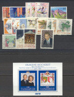 Liechtenstein  Année Complète 1992  * *  TB   - Annate Complete