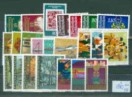 Liechtenstein   Année Complète 1980   * *  TB - Annate Complete