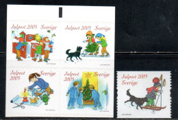 SWEDEN SVERIGE SVEZIA SUEDE 2005 CHRISTMAS NATALE NOEL WEIHNACHTEN NAVIDAD BLOCK + 1 BLOCCO BLOC MNH - Ongebruikt