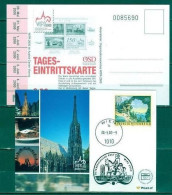 Autriche Entrée Wipa 2000 + Carte Postale Commémo TB - Briefe U. Dokumente