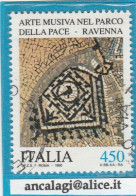 USATI ITALIA 1990 - Ref.0609A "ARTE MUSIVA, RAVENNA" 1 Val. - - 1981-90: Used