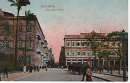 X126034 AFRIQUE EGYPTE EGYPT ALEXANDRIE ALEXANDRIA ALEXANDREIA ALEKSANDRIA STREET CHERIF PACHA - Alexandrië