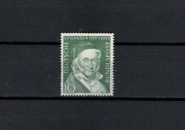 Germany 1955 Space, Carl Friedrich Gauss Stamp MNH - Europa