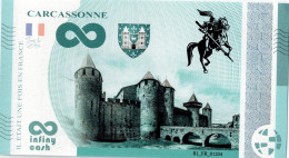 CARCASSONNE - Les Remparts De La Cité Médiévale / INFINY CASH 2024 - Sonstige & Ohne Zuordnung