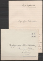 LAC En S.M. (Service Militaire) Franchise De Militaire D'Artillerie B.P.S.36 Pour Liège (1939 ? 1940 ?) (circulée Ou Rem - Lettres & Documents