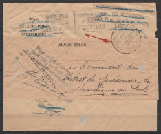 L. En S.M. (Service Militaire) Franchise - Càd POSTES MILITAIRES BELGIQUE 32/14 X 1939 - Griffe Bil."Armée Belge / 4e Ré - Brieven En Documenten