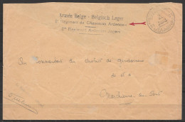 L. En S.M. (Service Militaire) Franchise - Càd POSTES MILITAIRES BELGIQUE 29/5 XII 1939 - Griffe Bil."Armée Belge / 2e R - Brieven En Documenten