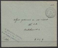 L. En S.M. (Service Militaire) Franchise - Càd POSTES MILITAIRES BELGIQUE 20/11 IV 1940 - Griffe "29e Bataillon T.TR.Cie - Lettres & Documents