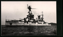 CPA Cuirasse Lorraine, Franz. Kriegsschiff  - Guerra