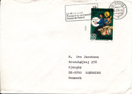 Luxembourg Cover Sent To Denmark 16-7-1981 Single Franked - Lettres & Documents