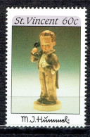 Figurines En Céramique De M. J. Himmel : Le Patron Téléphone - St.Vincent (1979-...)