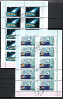 Germany 1999 Space Set Of 5 Sheetlets (2 With Holograph) CTO - Europa