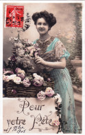 Carte Fantaisie - Pour Votre Fete  - Femme - Lady - Frau - Femmes