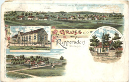 Gruss Aus Ruppersdorf Oberlausitz - Litho - Herrnhut