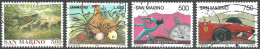 S. Marino 1996/1997 UNESCO-UNICEF-Giro D'Italia-Gran Premio F.1 - Used Stamps