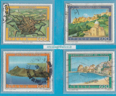 USATI ITALIA 1990 - Ref.0616 "PROPAGANDA TURISTICA" Serie Di 4 Val. - - 1981-90: Used