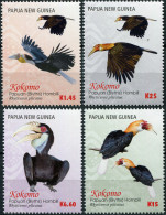 PAPUA NEW GUINEA - 2016 - SET OF 4 STAMPS MNH ** - Kokomo - Papuan Hornbill - Papua New Guinea