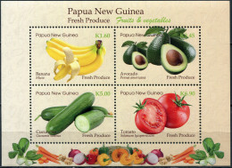 PAPUA NEW GUINEA - 2019 - SOUVENIR SHEET MNH ** - Fresh Produce (II) - Papua New Guinea