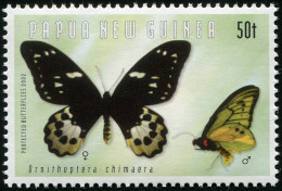 PAPUA NEW GUINEA - 2002 - STAMP MNH ** - Chimaera Birdwing - Papua New Guinea