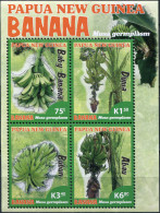 PAPUA NEW GUINEA - 2017 - MINIATURE SHEET MNH ** - Native Banana Species - Papua New Guinea