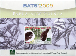 PAPUA NEW GUINEA - 2009 - SOUVENIR SHEET MNH ** - Bats Of Papua New Guinea - Papua-Neuguinea