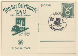 P 288 Tag Der Briefmarke WHW Passender SSt BOCHUM Danziger Marienkirche 6.1.1940 - Giornata Del Francobollo