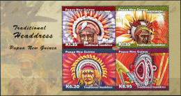 PAPUA NEW GUINEA - 2015 - MINIATURE SHEET MNH ** - Traditional Headdress - Papua New Guinea