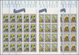 861-863 Weihnachten 1984, 3 Werte, Kleinbogen-Satz **  - Unused Stamps