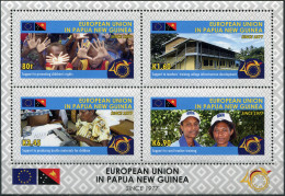 PAPUA NEW GUINEA - 2018 - MINIATURE SHEET MNH ** - Partnership With Europe - Papoea-Nieuw-Guinea