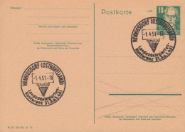 SSt HENNIGSDORF VVN 1.4.51 Auf Postkarte P 40/01 Bebel DV M 301 500 000 XI. 50 - Oblitérés