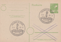 SSt BAD ELSTER Bad Der Werktätigen 15.4.1948 Auf Postkarte P 961 - Oblitérés