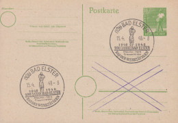 SSt BAD ELSTER Rheuma Herz Frauenleiden 15.4.1948 Auf Postkarte P 961 - Usati