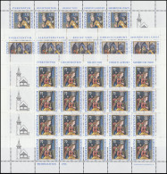 1183-1185 Weihnachten 1998, 3 Werte, Kleinbogen-Satz **  - Unused Stamps