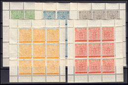 406-410 Schweden Briefmarken STOCKHOLMIA 1955 - Kleinbogen-Satz, Postfrisch ** - Altri & Non Classificati