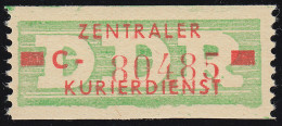 30I-C Dienst-B, Billet Alte Zeichnung, Rot Auf Grün, ** Postfrisch - Neufs