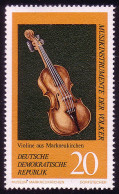 1710 Musikinstrumente Violine 20 Pf ** - Neufs