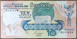 Billet 10 Rupees Seychelles 1989 Victoire - Pick 32a - B293148 - Seychellen