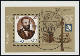 Block 101 Fernmeldeunion Philipp Reis 1990, ESSt Berlin - Used Stamps