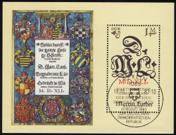 Block 73 Martin Luther 1983, ESSt Berlin - Usati