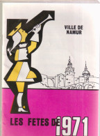NAMUR Programme Fêtes 1971 - Programma's