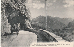 STRASSE BRUNIG - HOHFLUH BLICK INS HASLITAL - Hasliberg