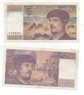 +  BILLET DEBUSSY  20 FRANCS 1980 + TRES PROPRE + - 20 F 1980-1997 ''Debussy''